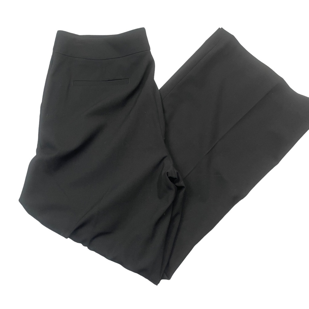 Lafayette 148‎ 8 Black Straight Dress Pants Wool Pockets Pockets